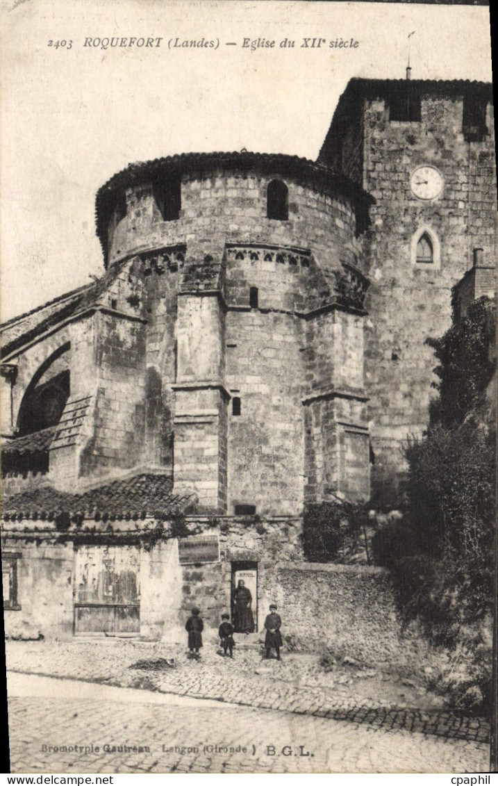 CPA Roquefort Eglise