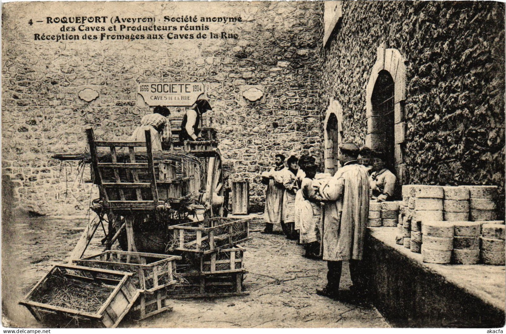 CPA Roquefort Sco. des Caves Fromage (1392731)