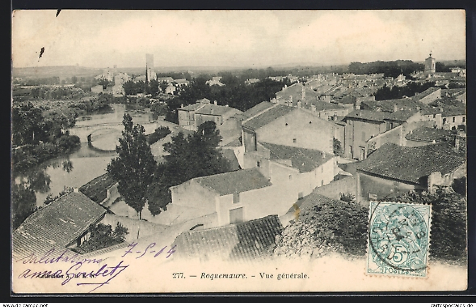 CPA Roquemaure, Vue générale