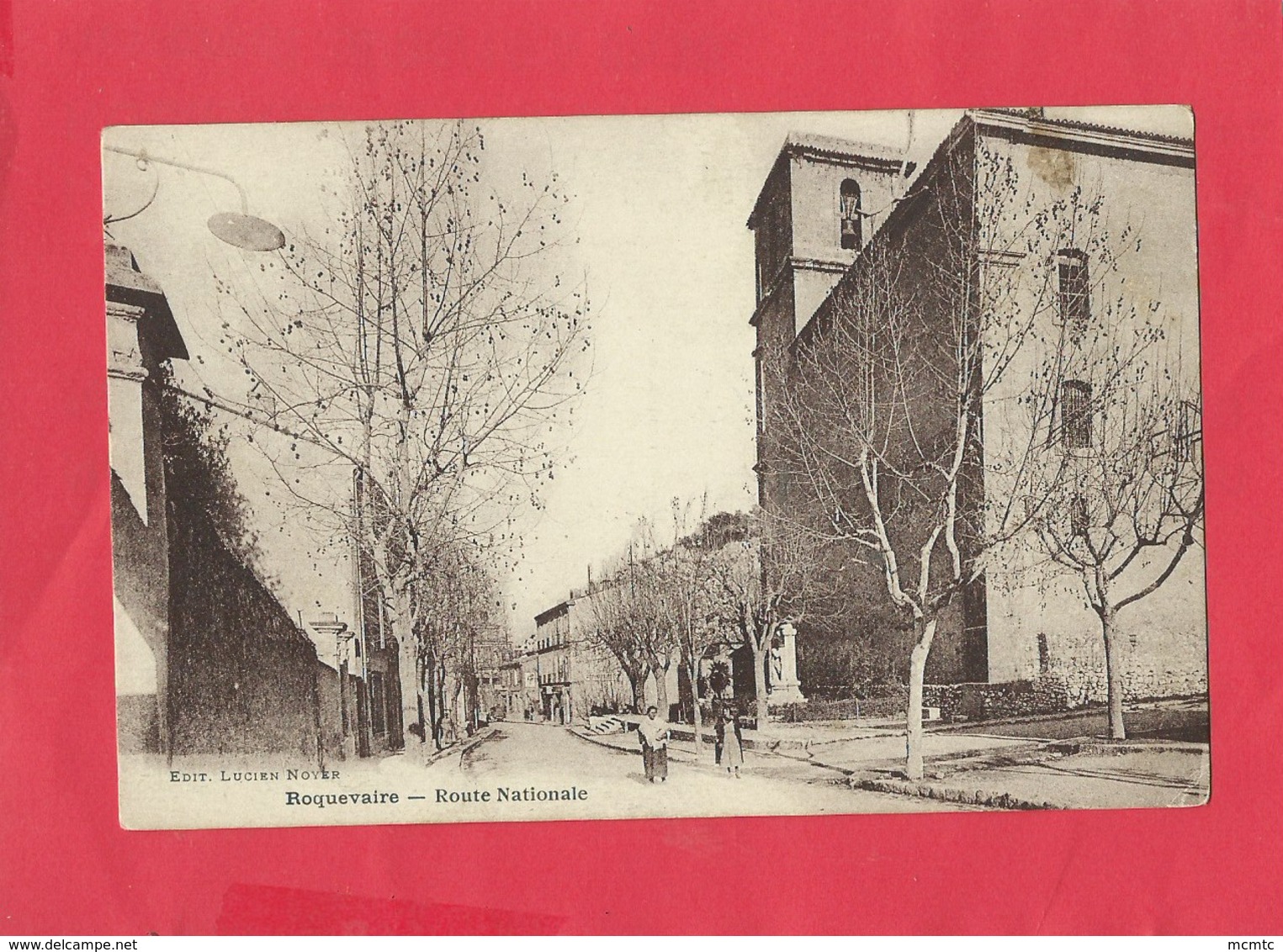 CPA  -  Roquevaire - Route Nationale