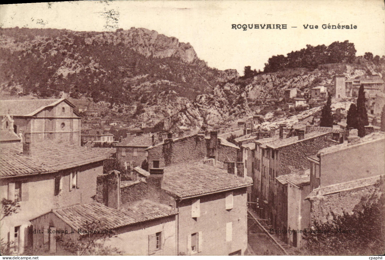 CPA Roquevaire Vue generale