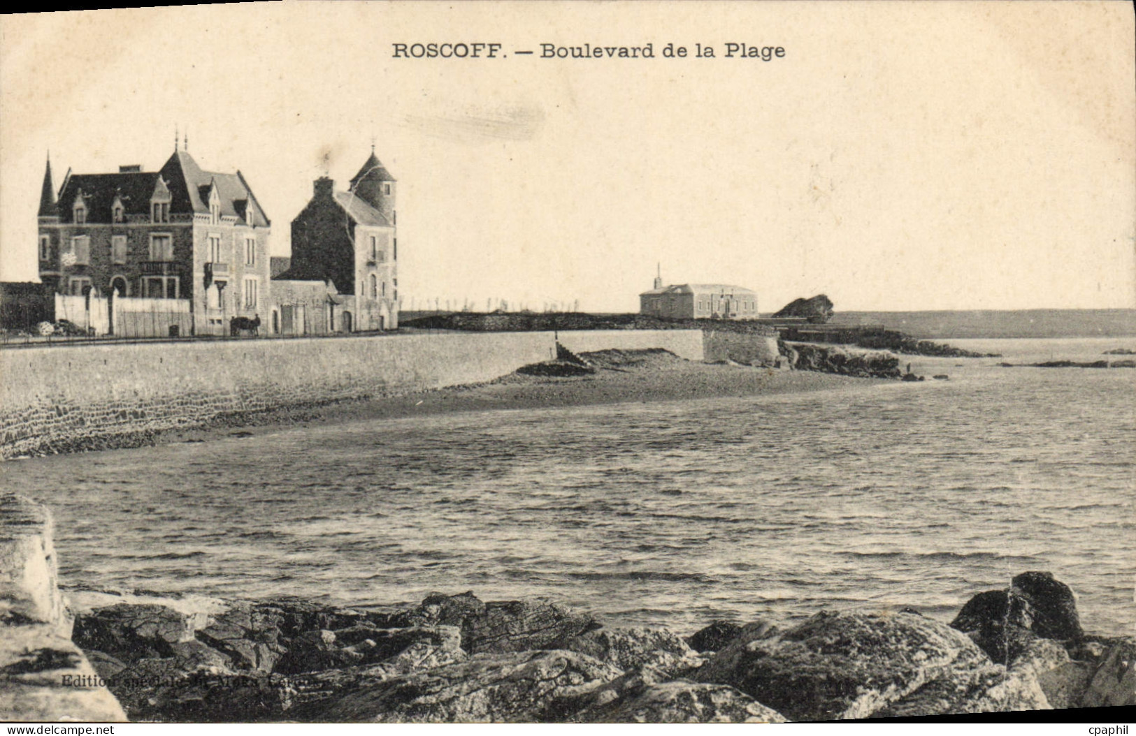 CPA Roscoff Boulevard de la plage