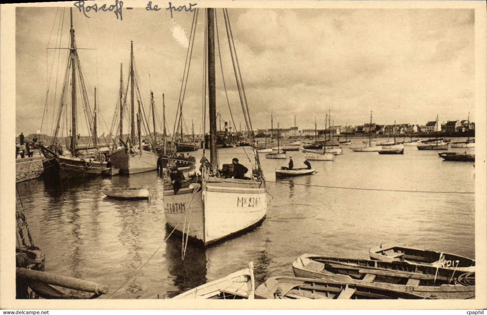 CPA Roscoff Finistere le port