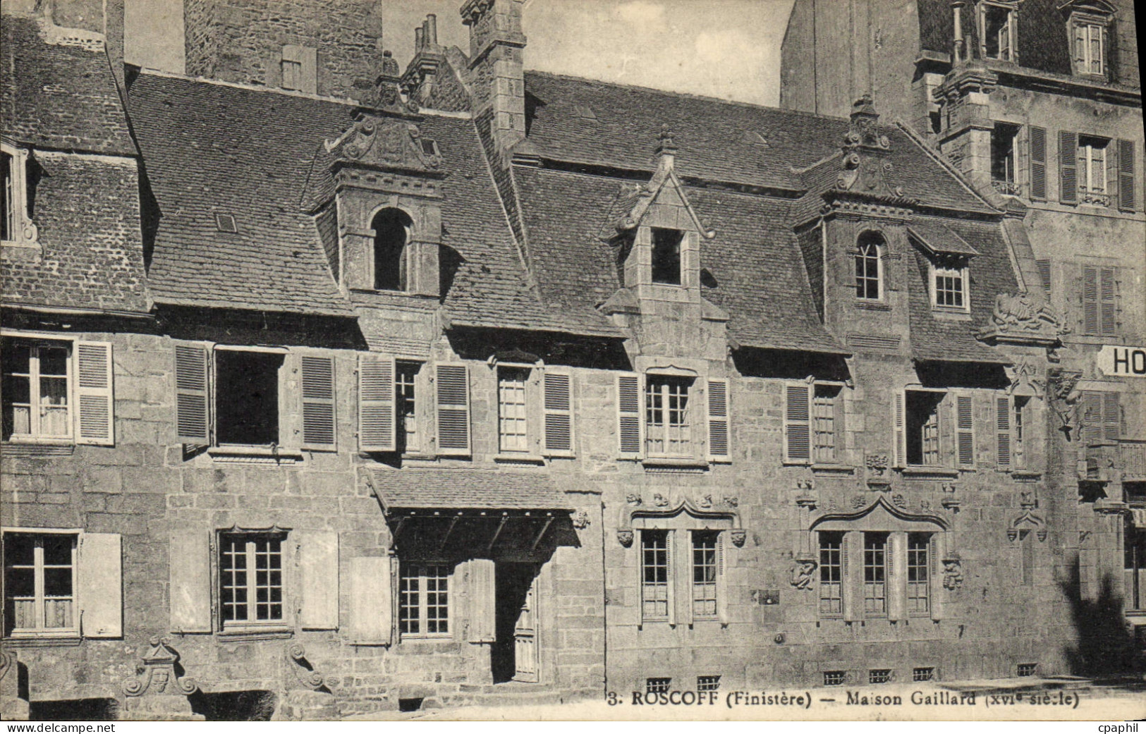 CPA Roscoff Maison Gaillard