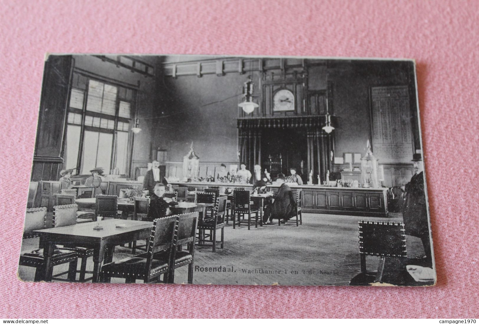 CPA - ROSENDAAL ROOSENDAAL ( NOORD BRABANT NEDERLAND ) - STATIE STATION - WACHTKAMER 1 EN 2DE KLASSE