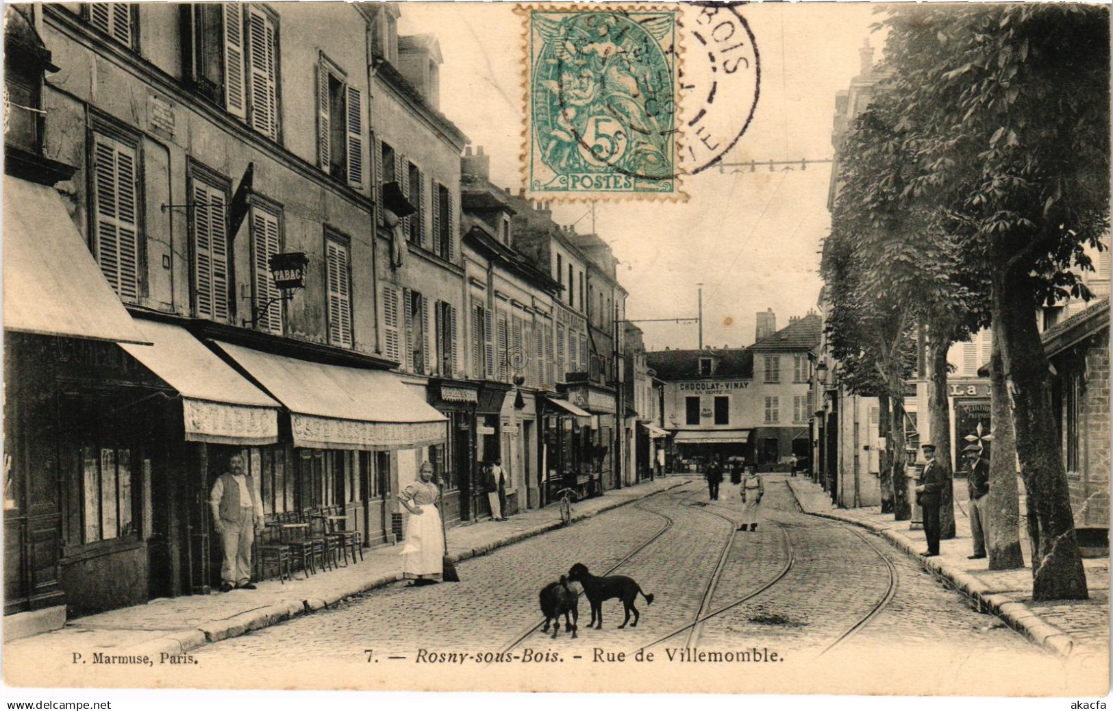 CPA Rosny-sous-Bois Rue de Villemomble (1391502)