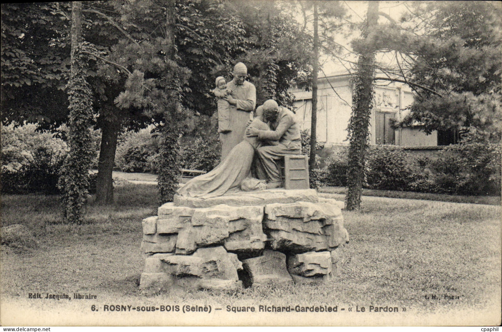 CPA Rosny Sous Bois Square Richard Gardebled Le Pardon
