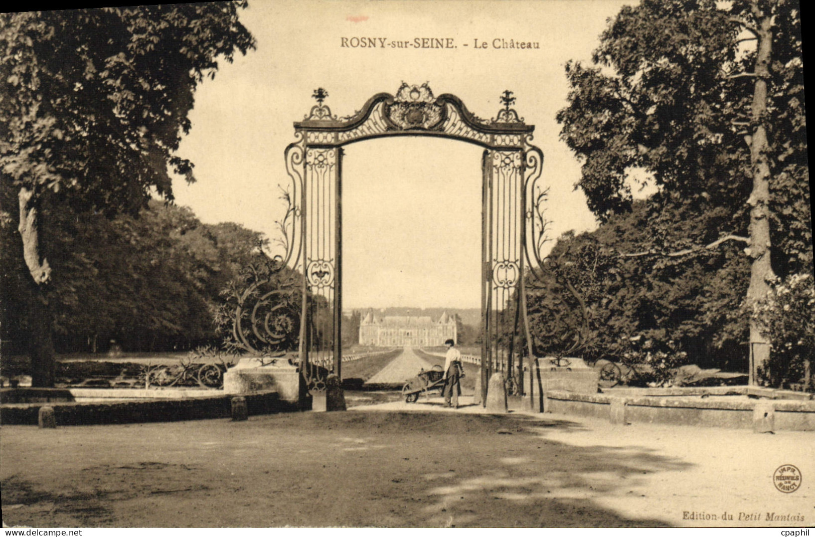 CPA Rosny sur Seine Le Chateau