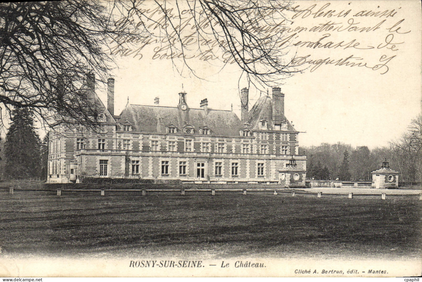 CPA Rosny Sur Seine Le Château
