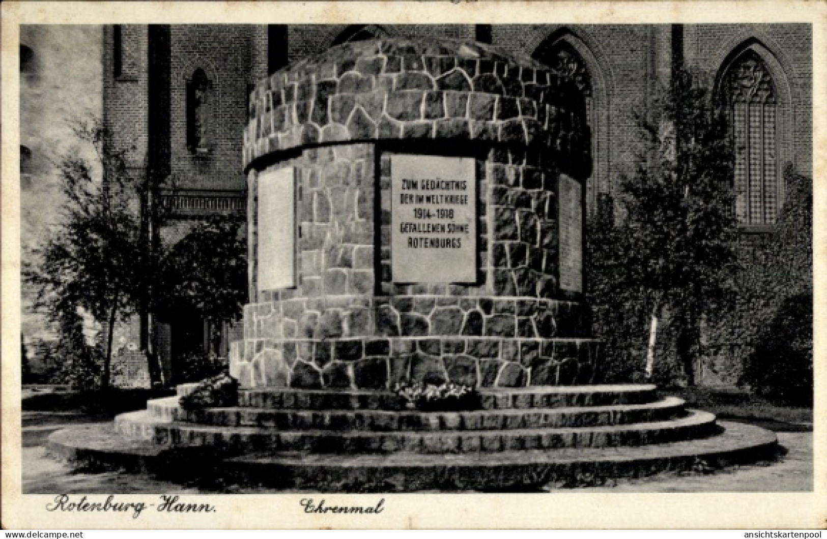 CPA Rotenburg in Hann. Rotenburg an der Wümme, Ehrenmal