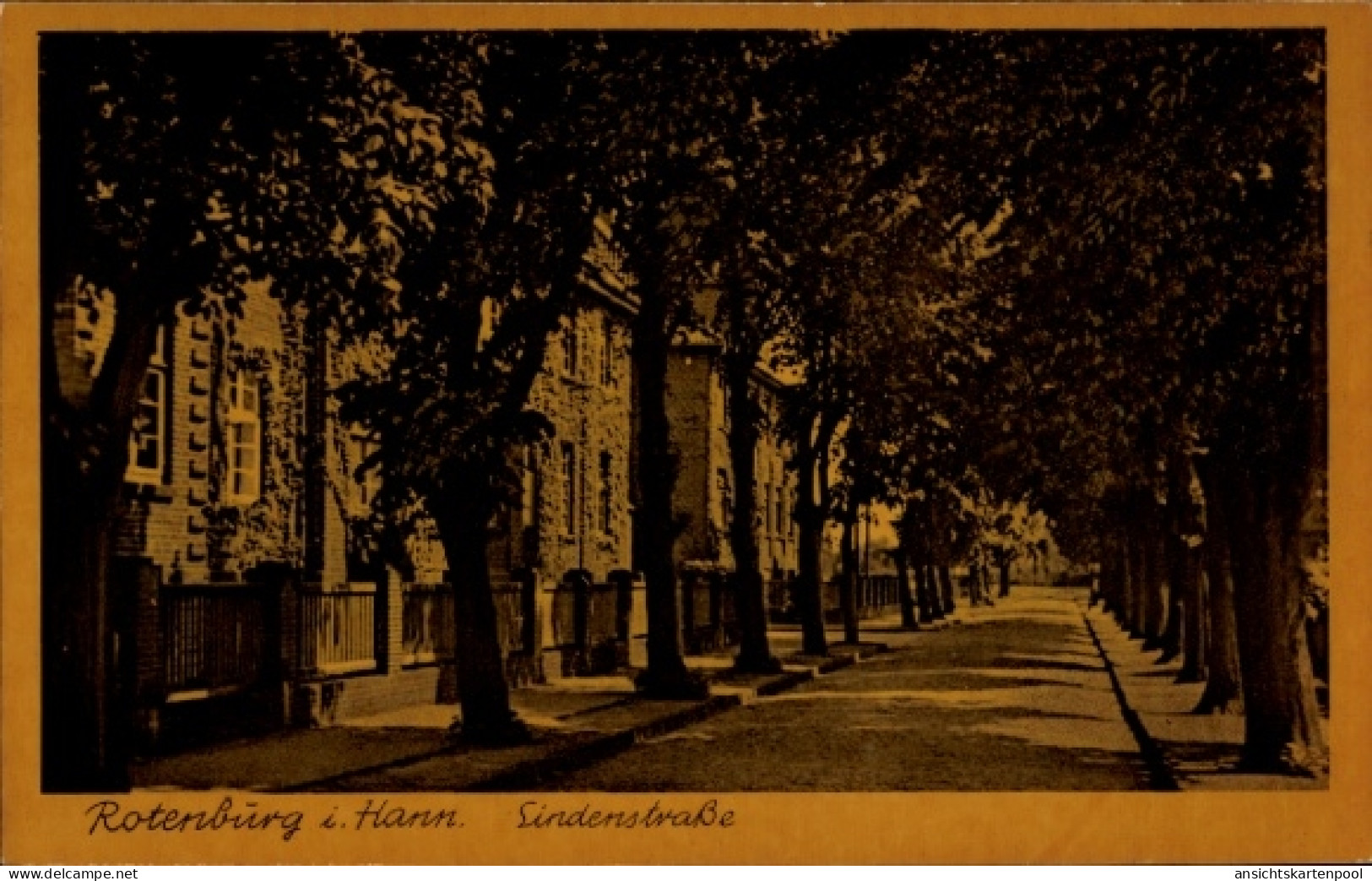 CPA Rotenburg in Hann. Rotenburg an der Wümme, Lindenstraße
