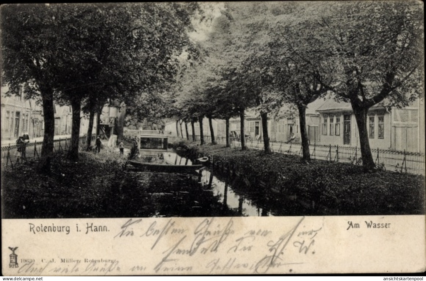 CPA Rotenburg in Hannover Rotenburg an der Wümme, Am Wasser