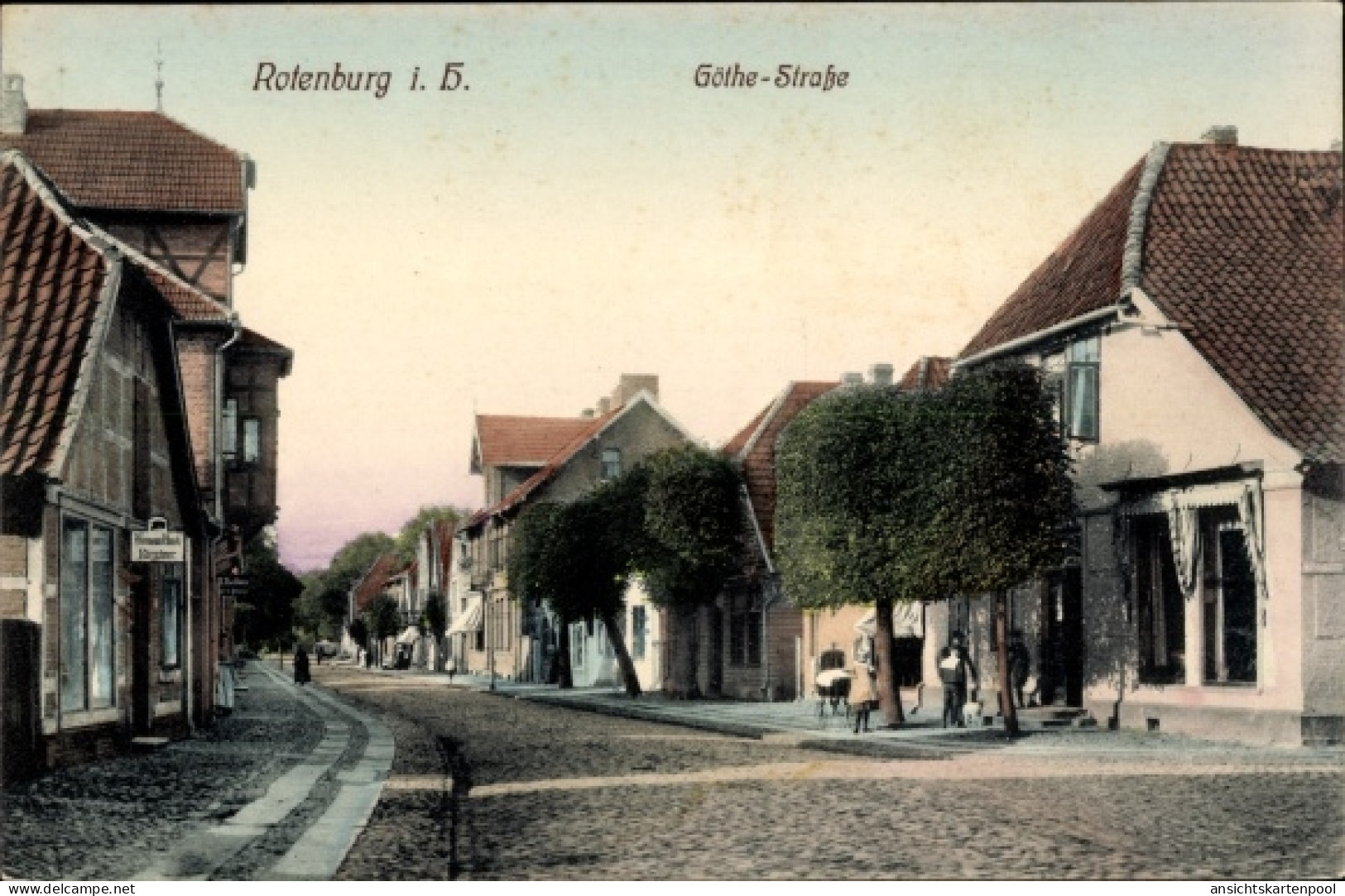 CPA Rotenburg in Hannover Rotenburg an der Wümme, Goethe Straße