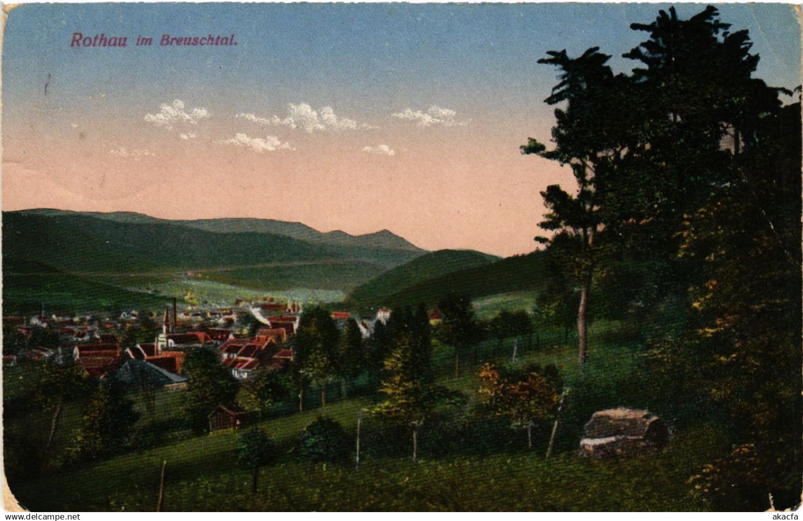 CPA ROTHAU im BREUSCHtal (429734)