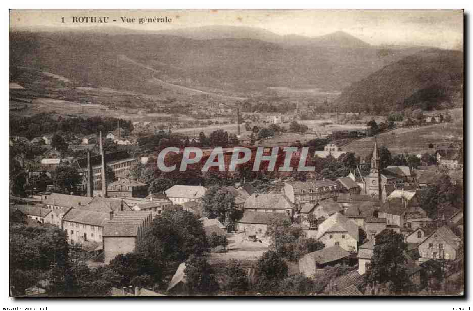 CPA Rothau Vue Generale