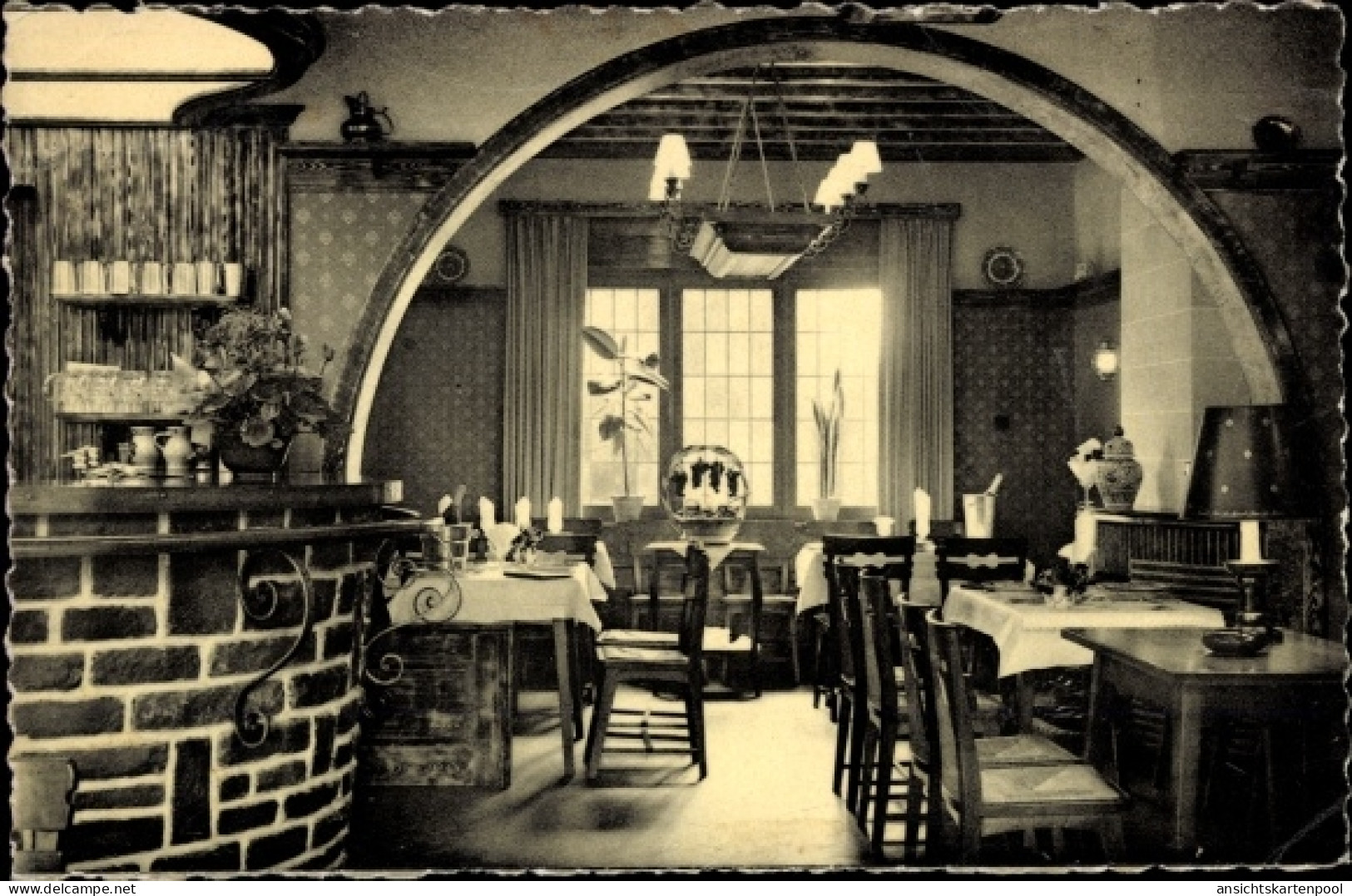 CPA Rotheux Rimière Neupré Wallonien Lüttich, Au Chene Madame Restaurant