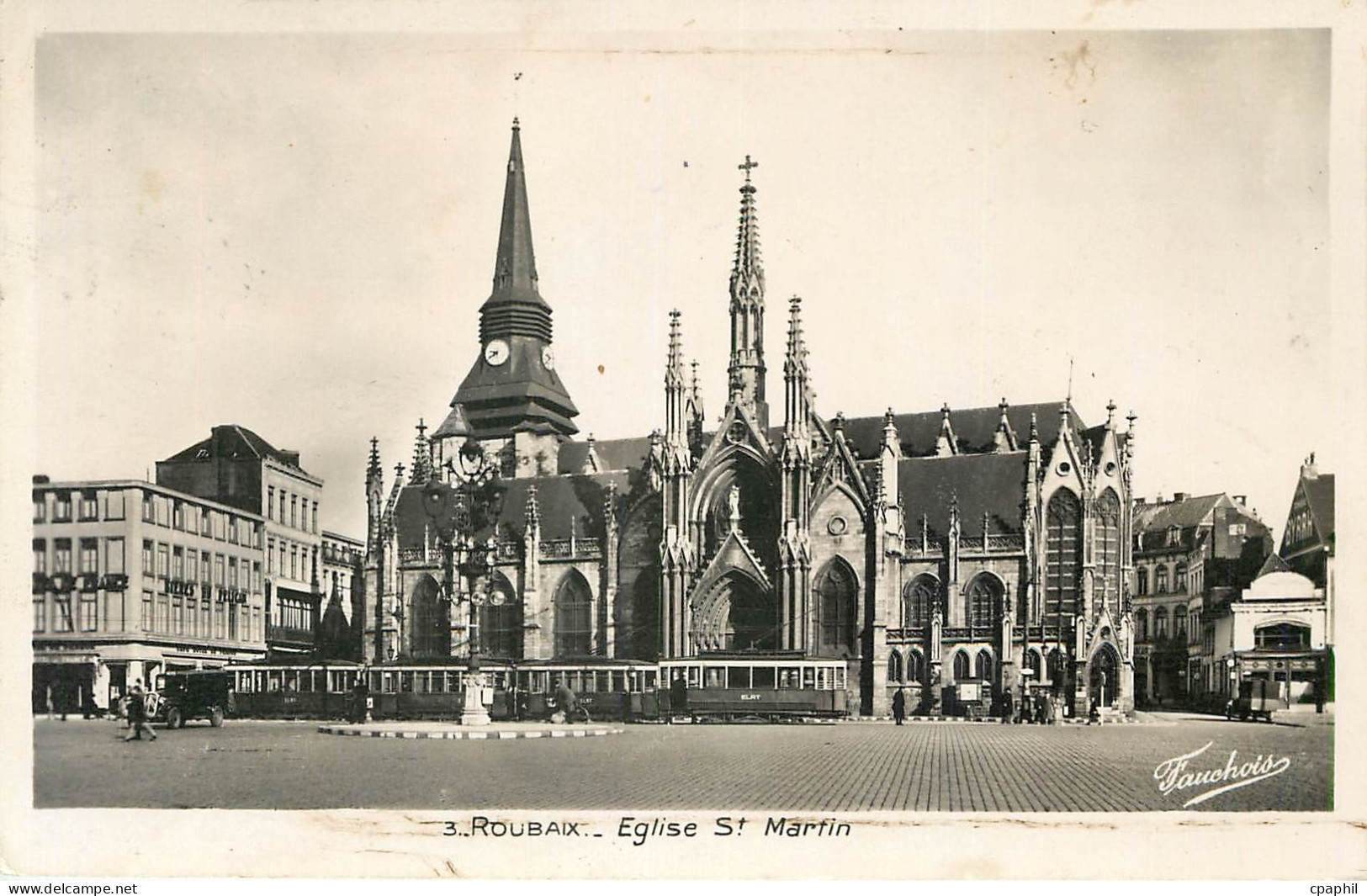 CPA Roubaix Eglise St Martin