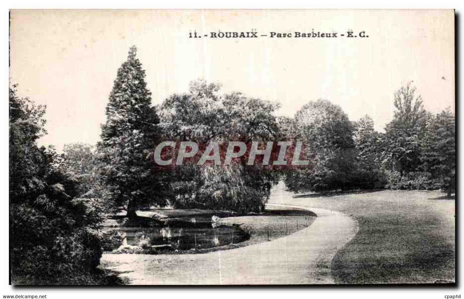 CPA Roubaix Parc Barbieux
