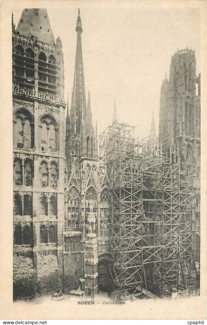 CPA Rouen cathedrale