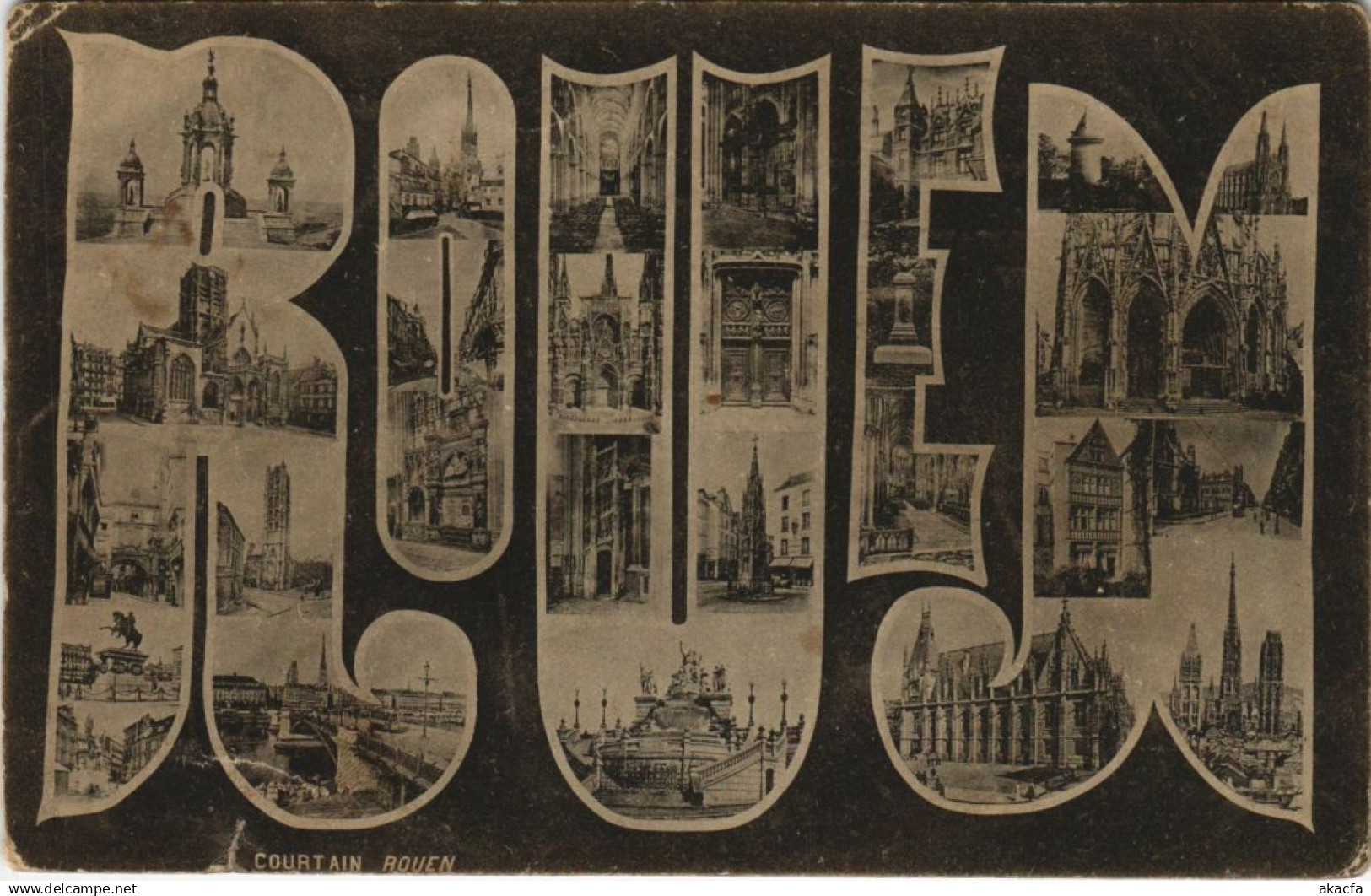 CPA ROUEN - Courtain ROUEN (153988)