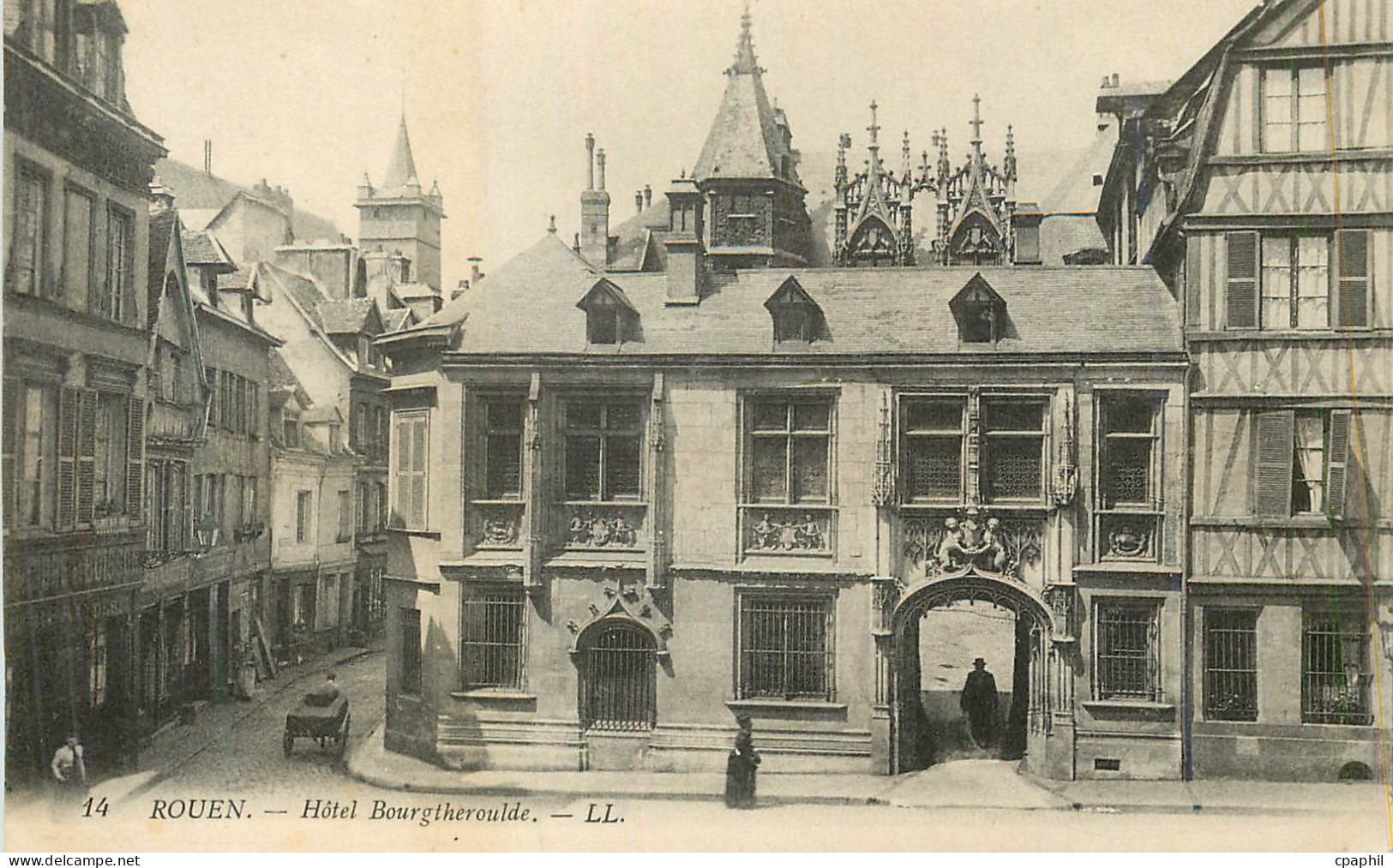CPA Rouen Hotel Bourgtheroulde