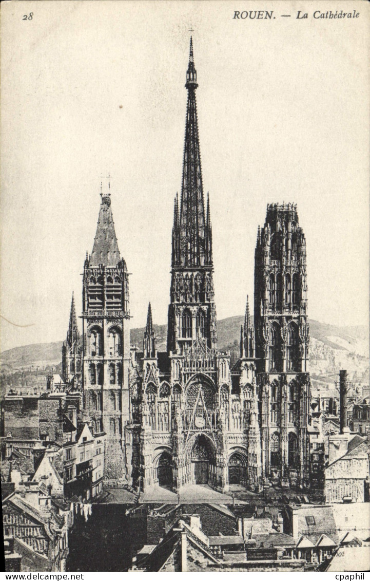 CPA Rouen La Cathedrale