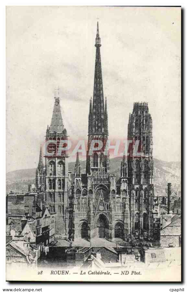 CPA Rouen La Cathedrale