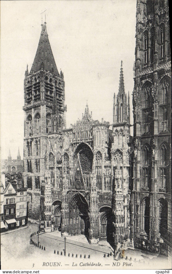 CPA Rouen La Cathedrale