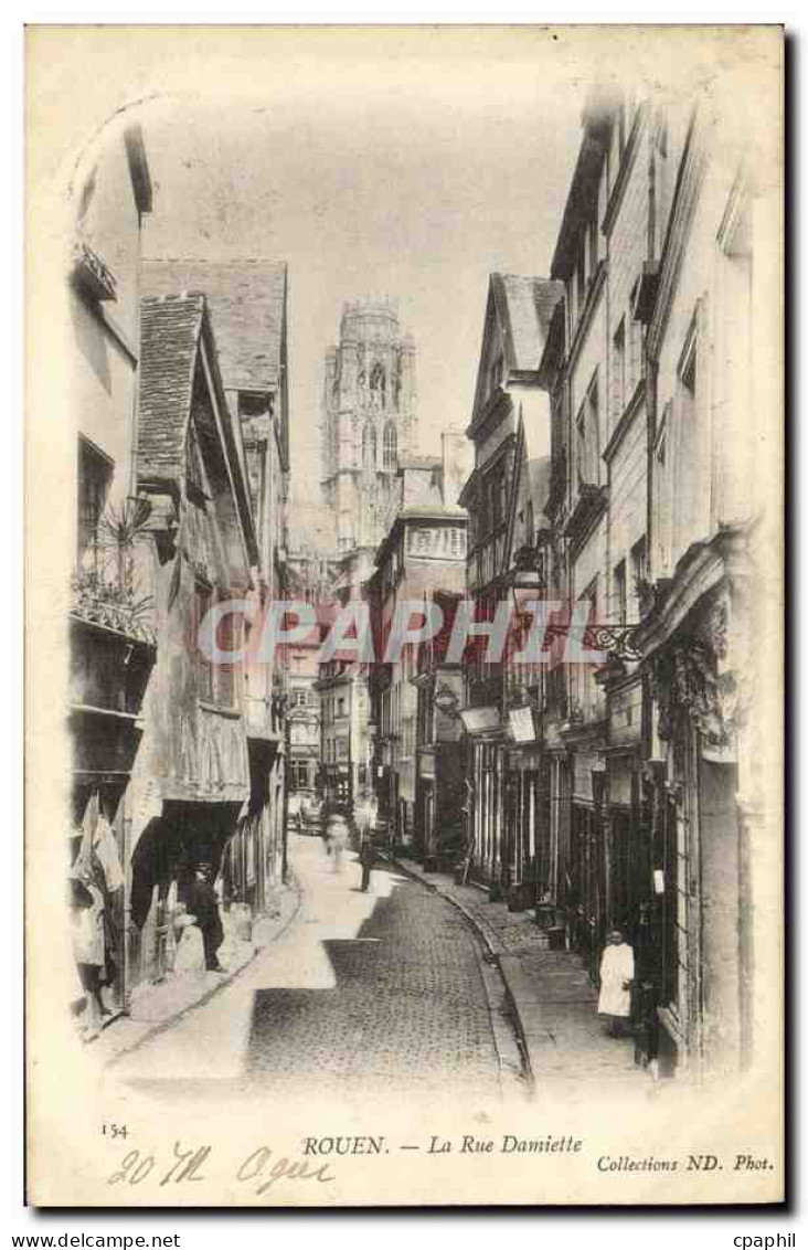 CPA Rouen La Rue Damiette