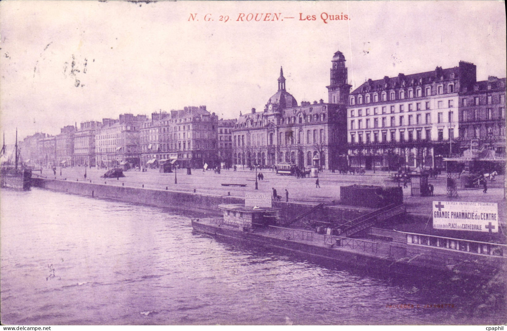 CPA Rouen Les Quais