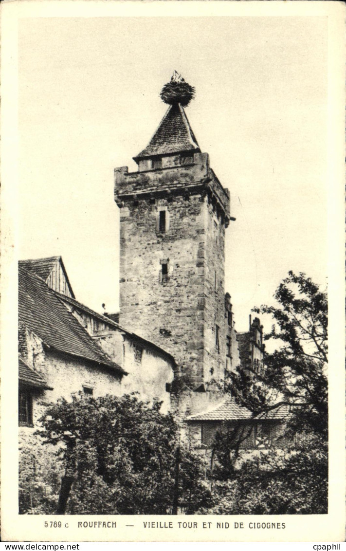 CPA Rouffach Vieille Tour Et Nid De Clgognes