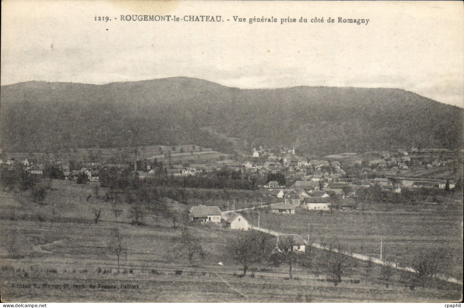 CPA Rougemont le Chateau vue generale prise du cote de Romaguy