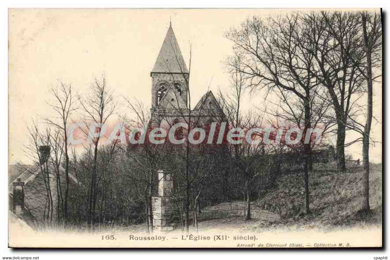 CPA Rousseloy L'Eglise