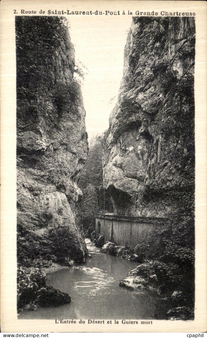 CPA Route de Saint Laurent du Pont a la Grande Chartreuse