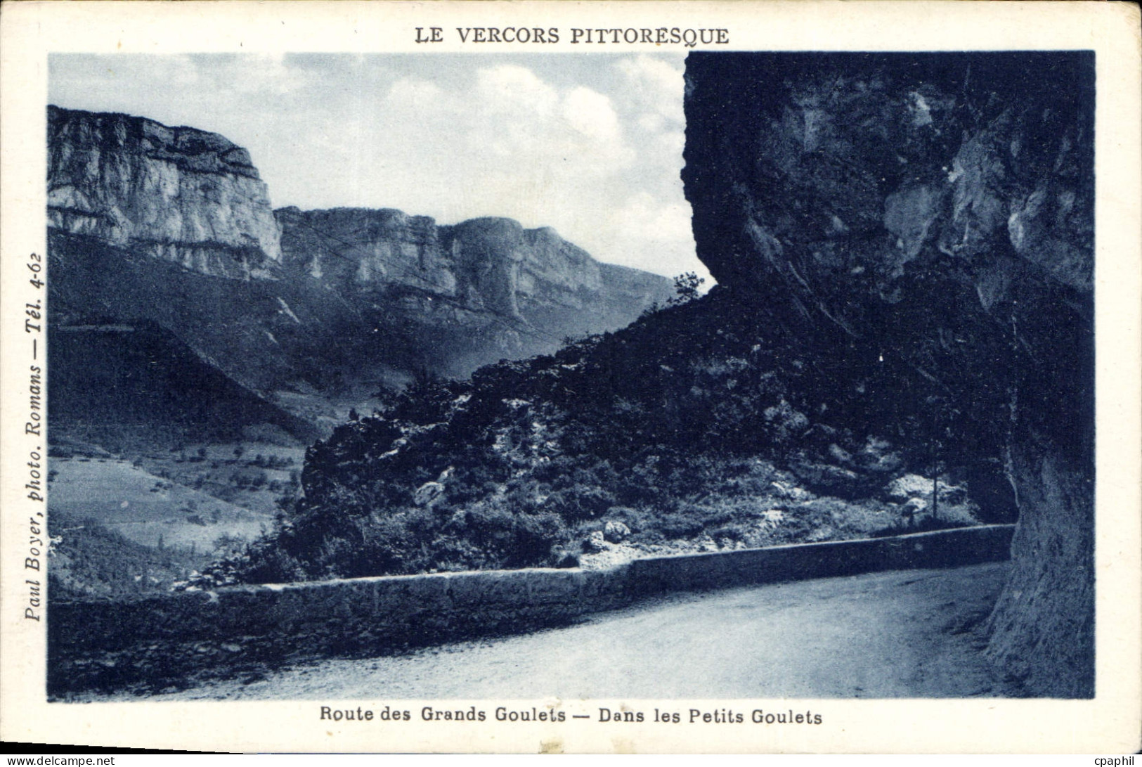 CPA Route des Grands Goulets Dans les Petits Goulets
