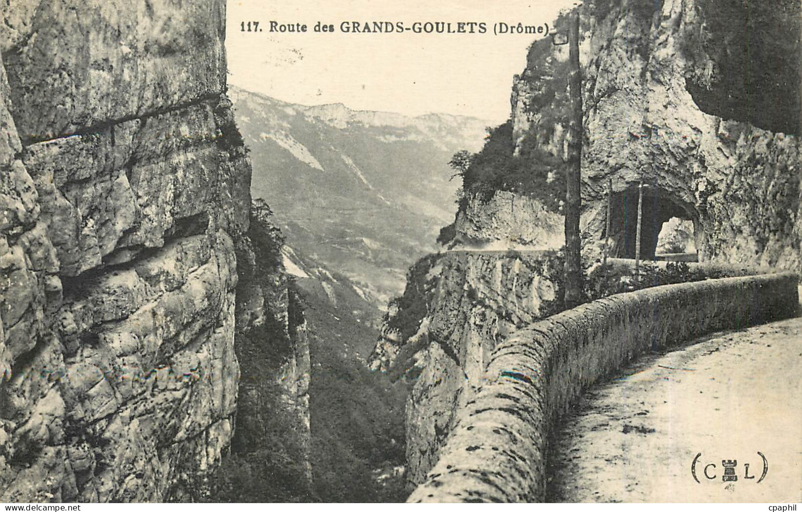 CPA Route des Grands Goulets Drome