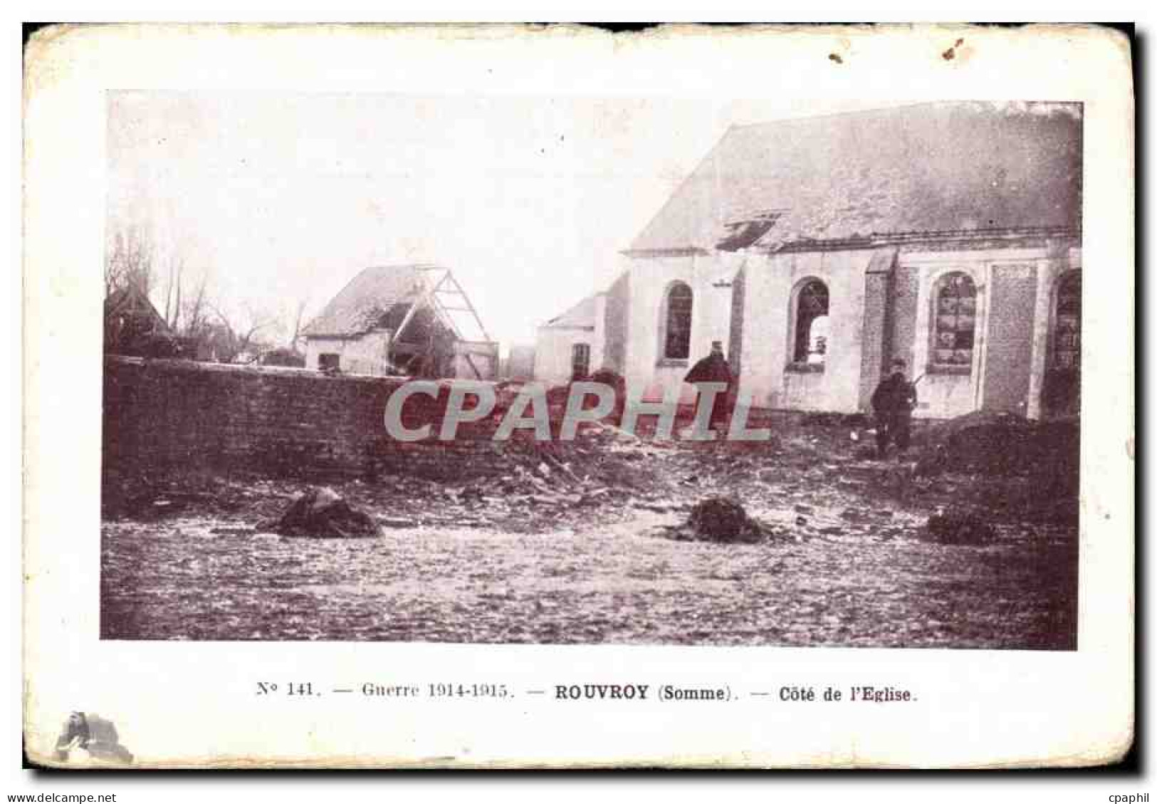 CPA Rouvroy Cote de L Eglise