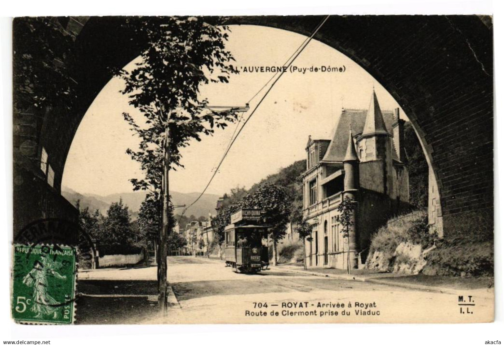 CPA ROYAT - Arrivée a ROYAT (198042)