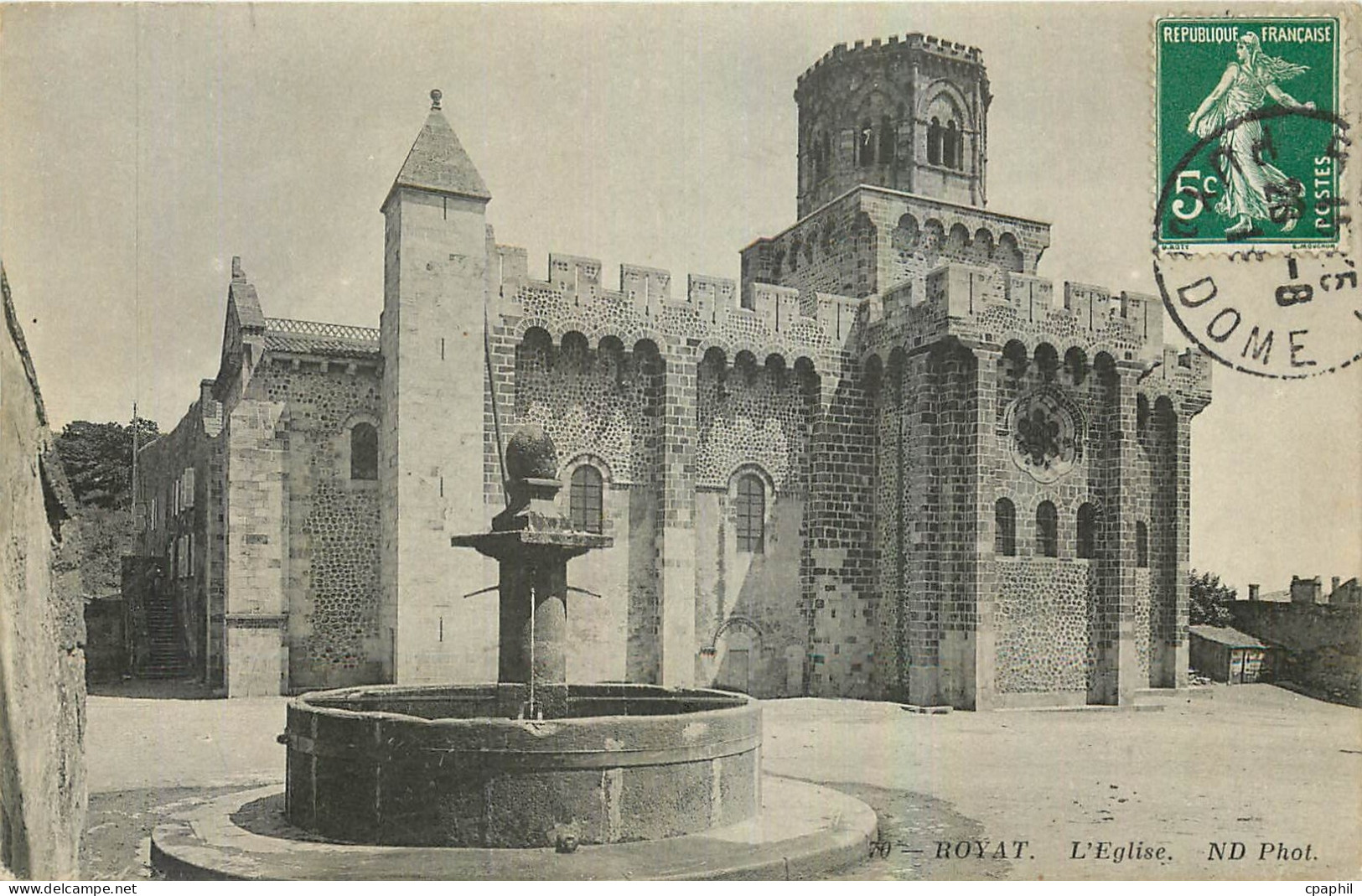 CPA Royat L'Eglise