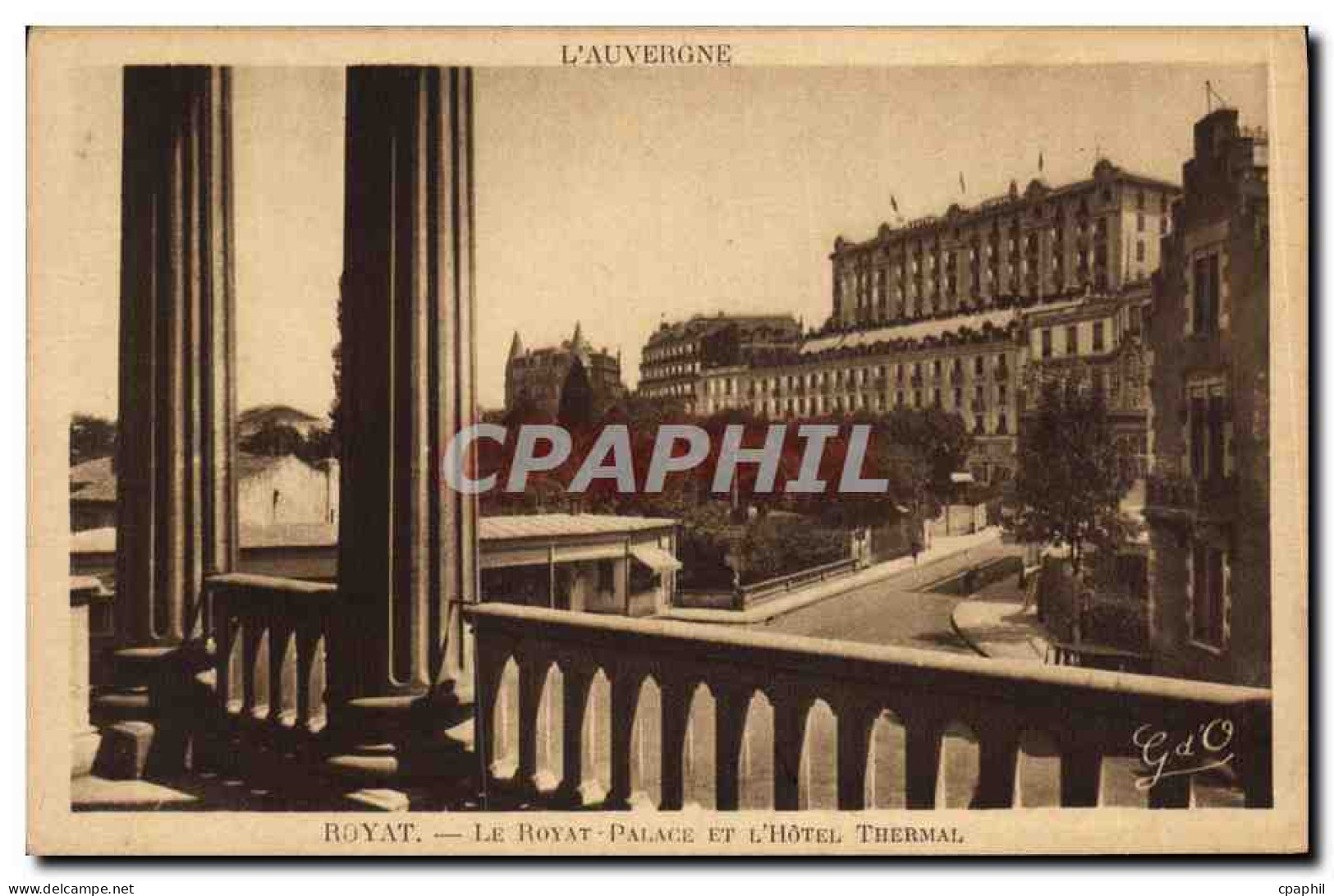 CPA Royat Le Royat Palace et L Hotel thermal