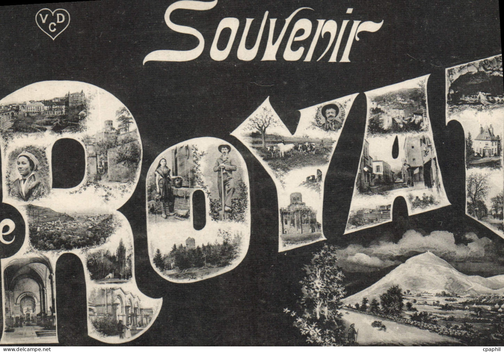 CPA Royat souvenir