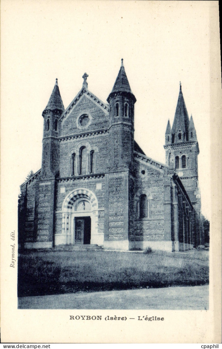CPA Roybon (Isere) L'Eglise