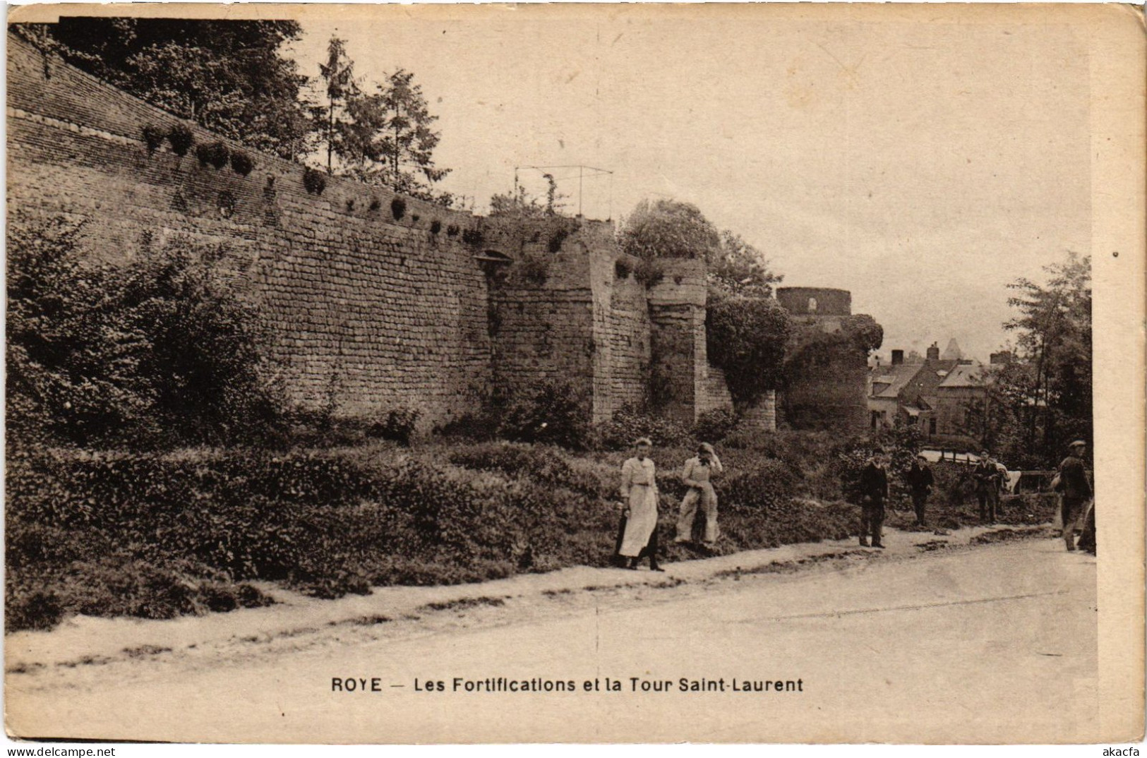 CPA Roye les Fortifications (1497879)