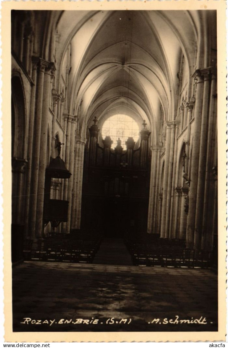 CPA ROZAY-en-BRIE Interieur de l'Eglise (1320429)