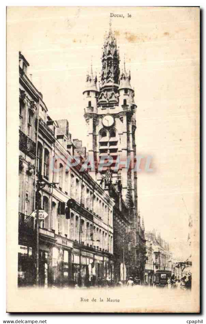 CPA Rue de la Mairie Douai