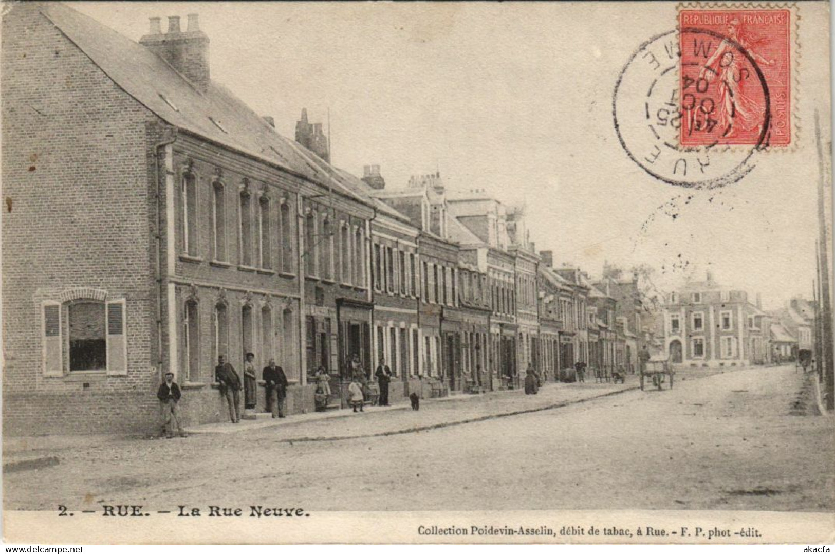 CPA RUE Rue Neuve (19340)