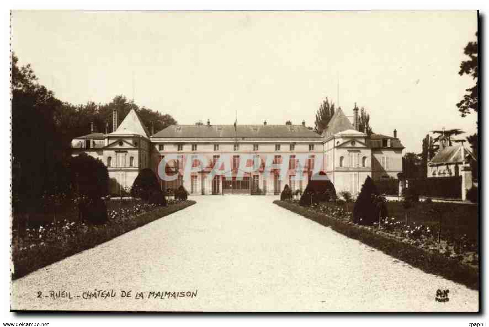 CPA Rueil chateau de la Malmaison