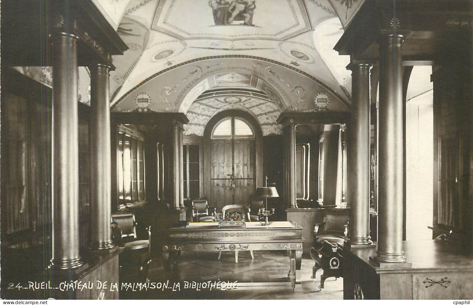 CPA Rueil Chateau de la Malmaison la Bibliotheque
