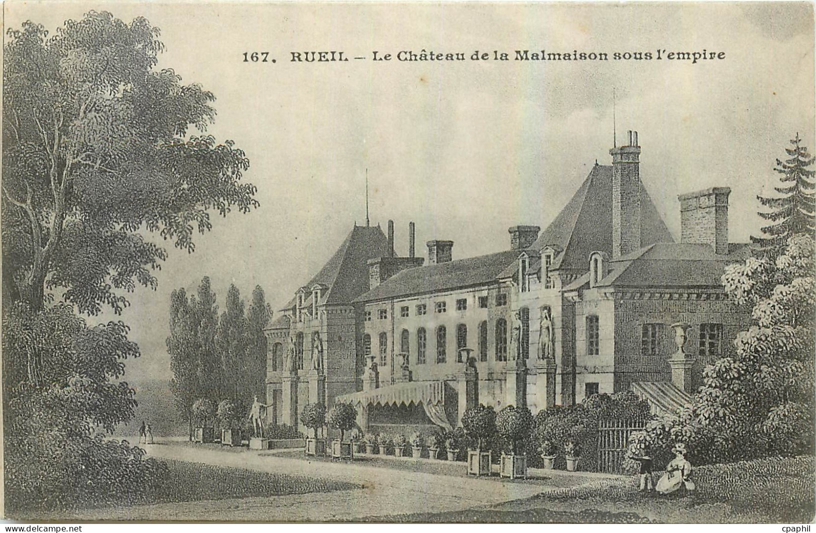 CPA Rueil Le Chateau de la Malmaison sous l'empire