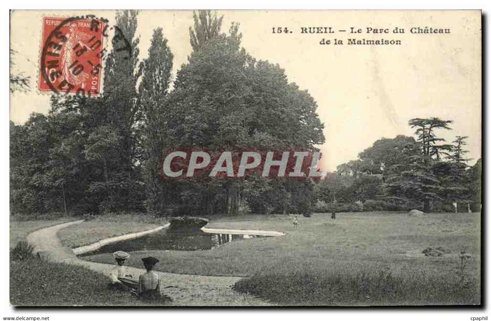 CPA Rueil Le Parc du Chateau de la Malmaison